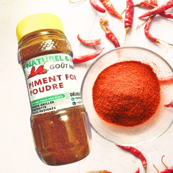 Piment Fort - En poudre 100g ® - Qualité BIO - Origine Côte d'Ivoire