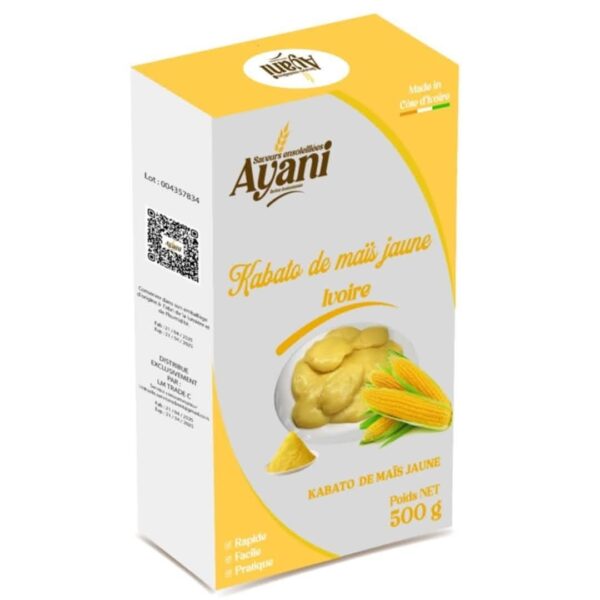 Poudre de Maïs Jaune -  ®BIO - "Kabato" - 500g